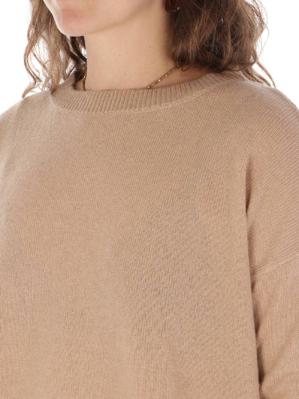 ROSSOPURO Maglia Donna in Lana e Cashmere Vendita Calda