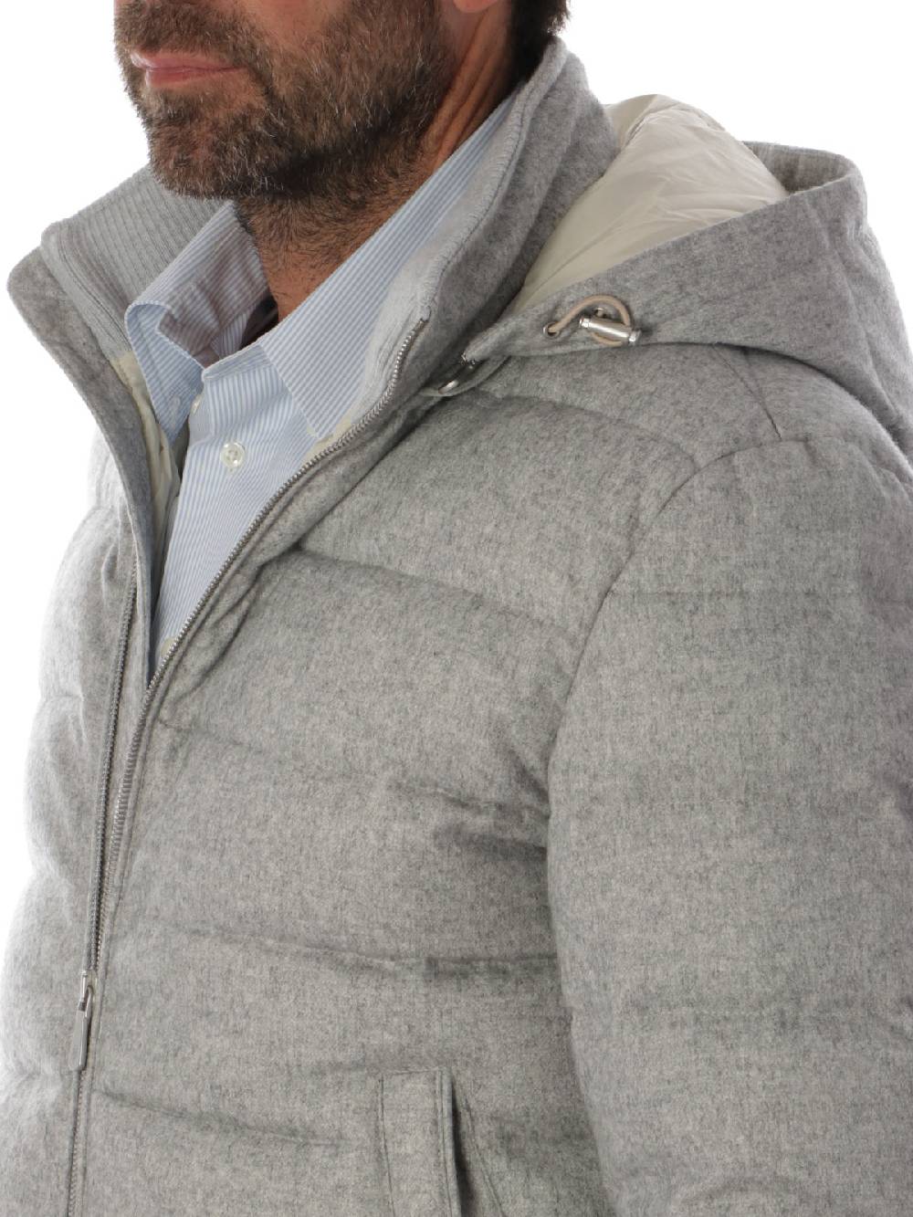 ELEVENTY Giubbotto Uomo in Seta e Cashmere Vendita Economica