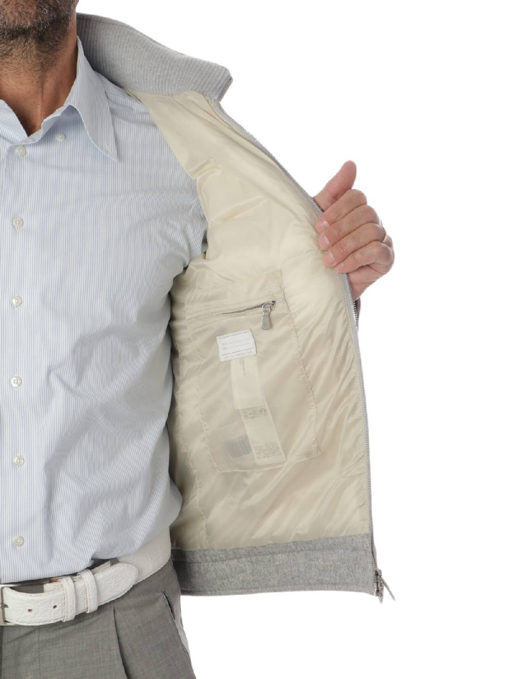 ELEVENTY Giubbotto Uomo in Seta e Cashmere Vendita Economica