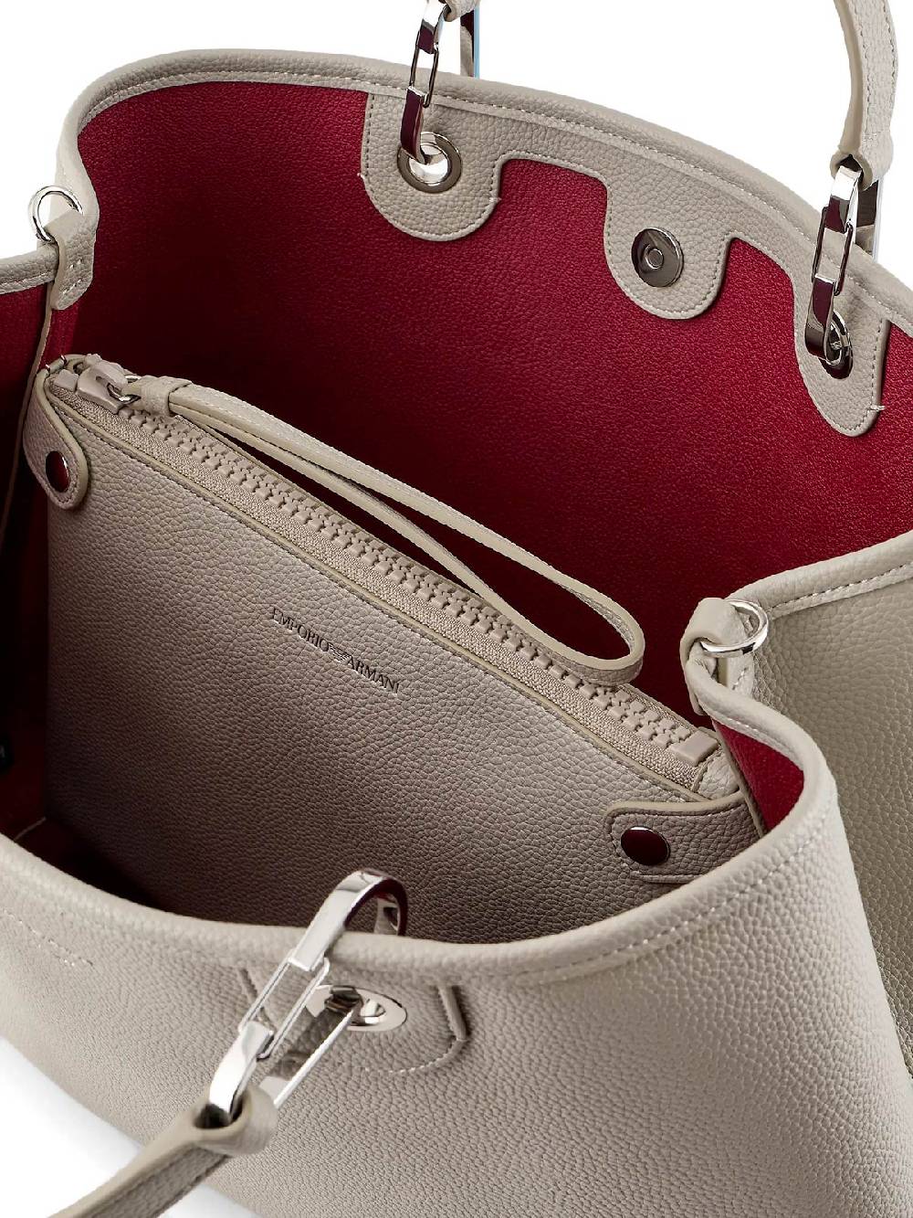 EMPORIO ARMANI Shopper Donna Stampa Cervo Sfoderata Moda