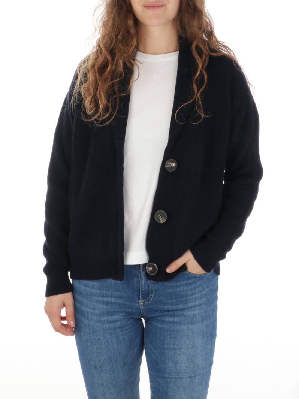 MIA Cardigan Donna in Lana e Cashmere Qualità Garantita