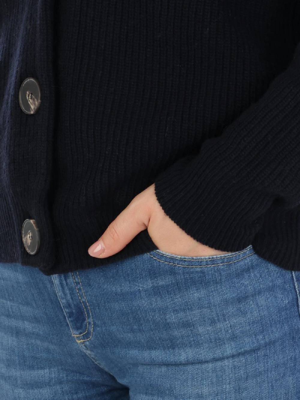 MIA Cardigan Donna in Lana e Cashmere Qualità Garantita