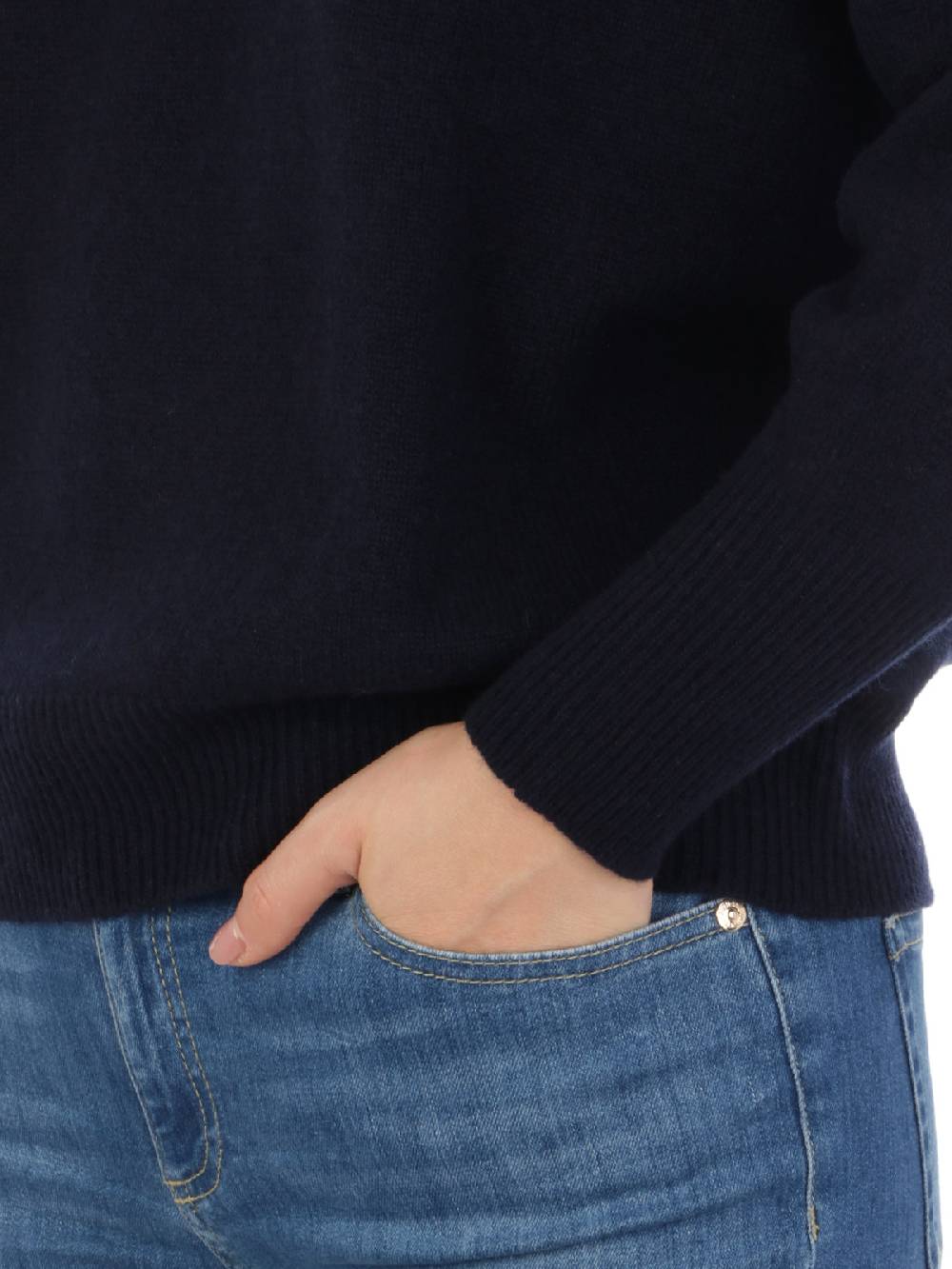 MIA Maglia Over Donna in Lana e Cashmere Promozione Limitata