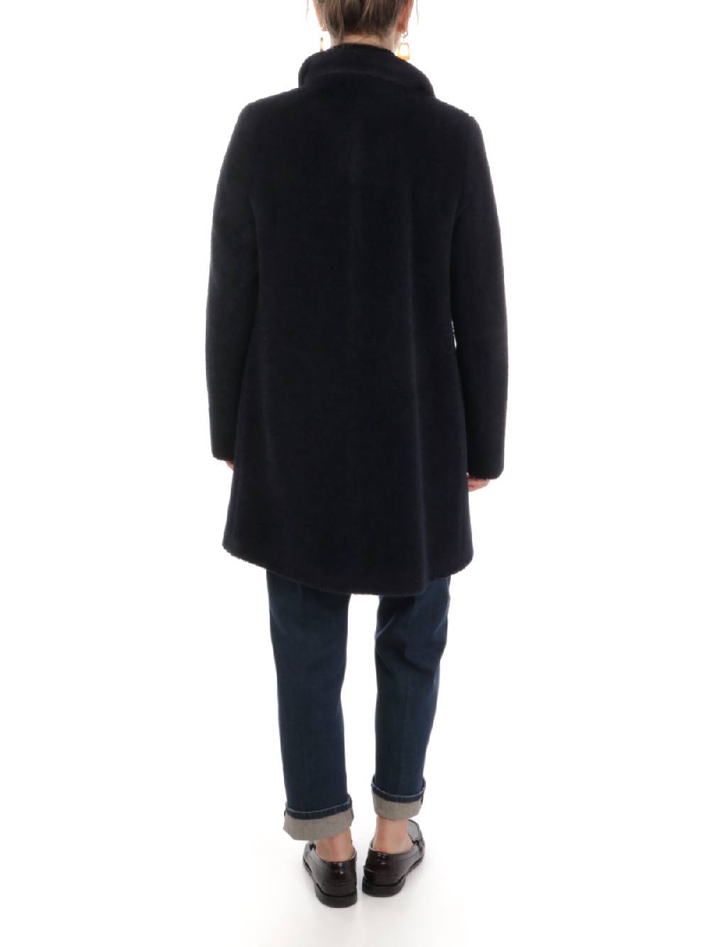 CINZIA ROCCA Cappotto Donna in Lana e Alpaca Vendita Calda