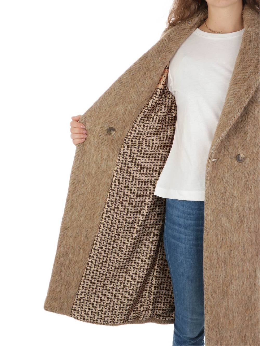 KILTIE Cappotto Donna Darrin Spigato Vendita Economica