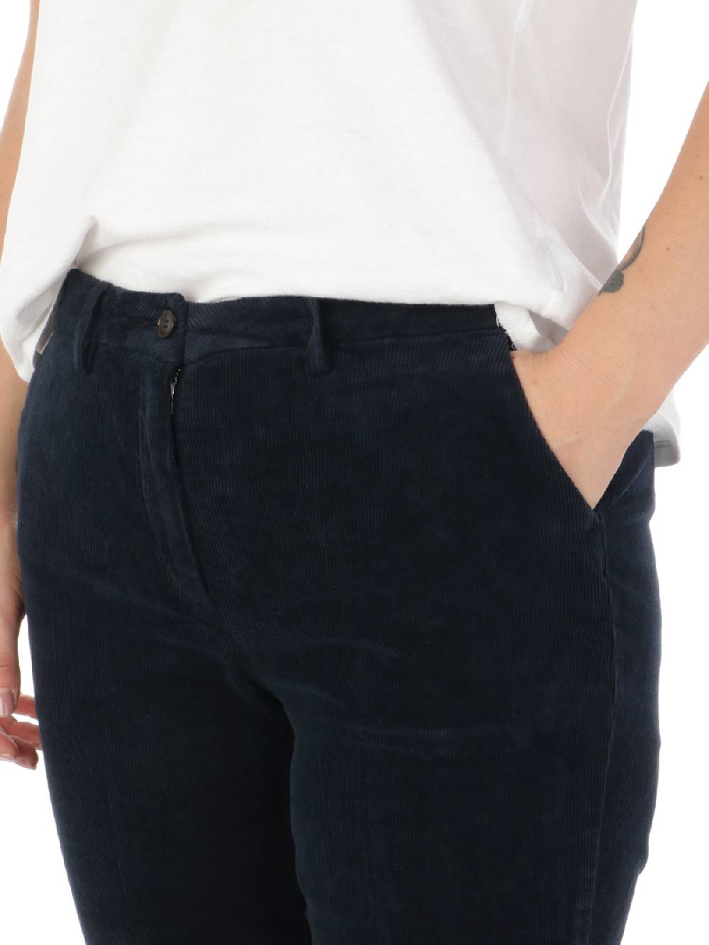 BRIGLIA 1949 Pantaloni Donna Roller in Velluto In Saldo