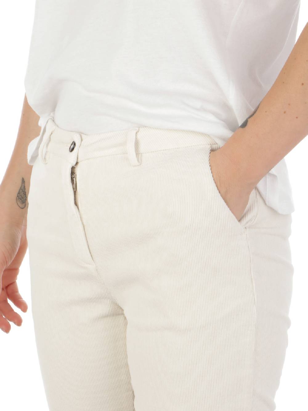 BRIGLIA 1949 Pantaloni Donna Roller in Velluto Moda