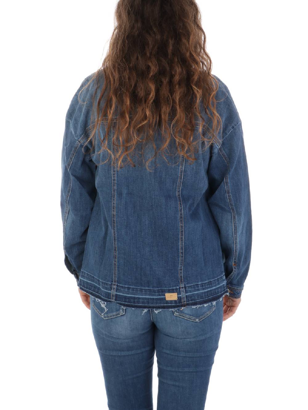 NENETTE Giubbotto in Jeans Donna Smith Qualità Garantita
