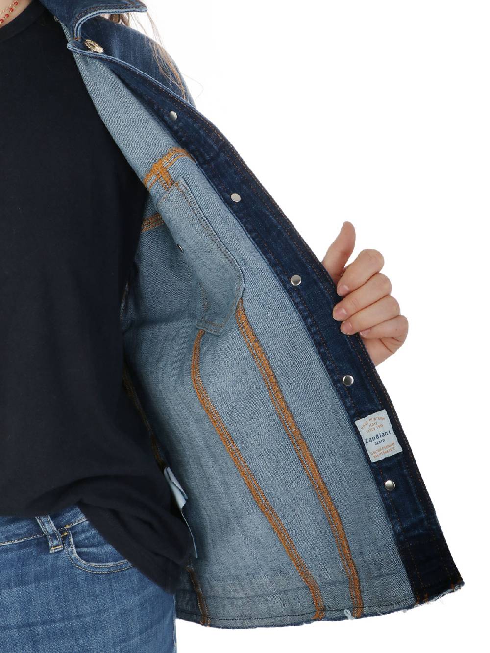 NENETTE Giubbotto in Jeans Donna Smith Qualità Garantita