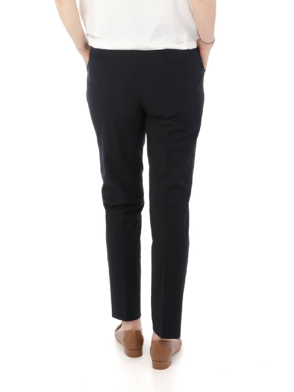 VIA MASINI 80 Pantaloni Sigaretta Donna in Cotone Sottocosto