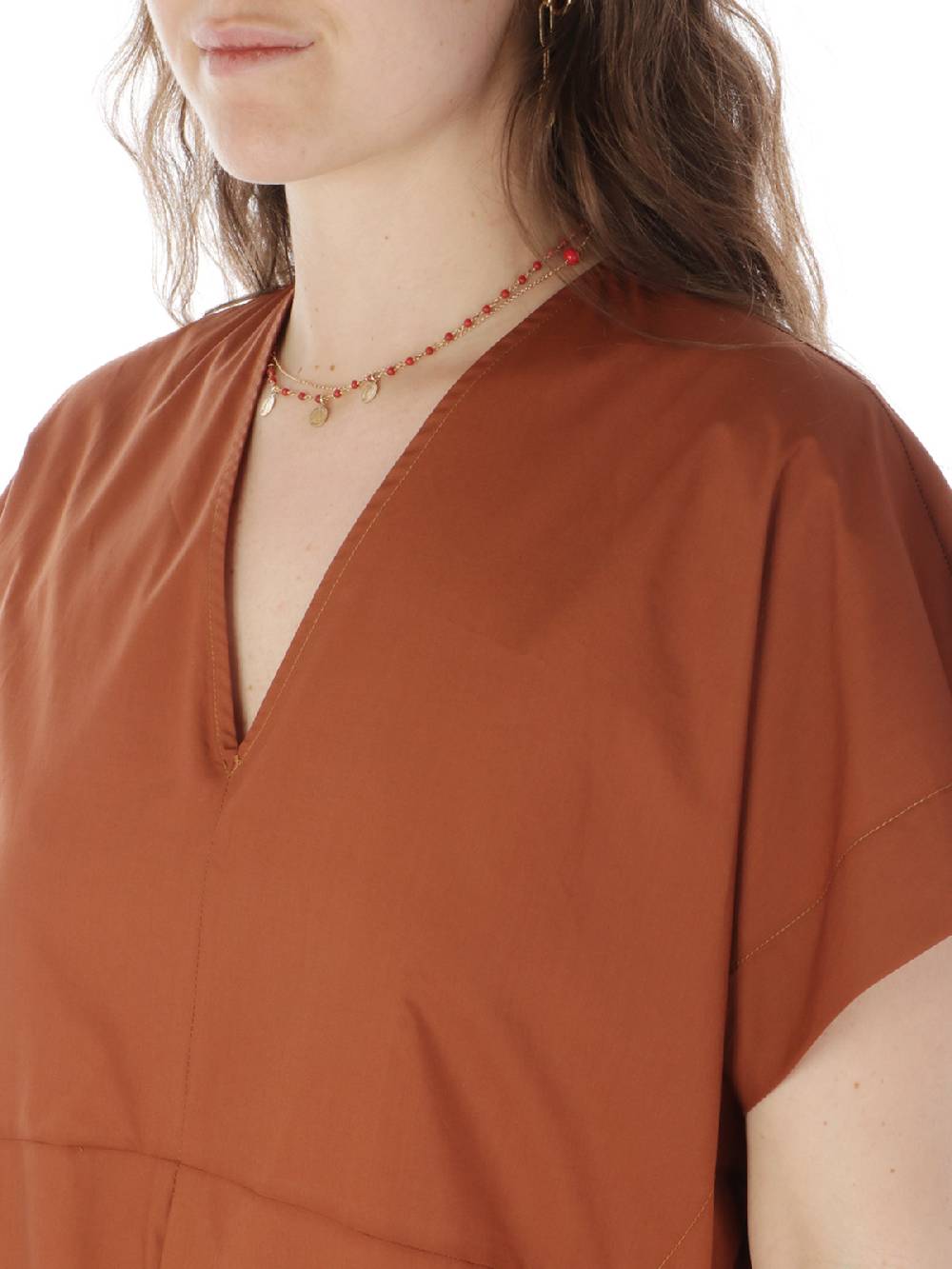 BLANCA LUZ Abito Lungo Donna in Cotone Saldi Di Fabbrica