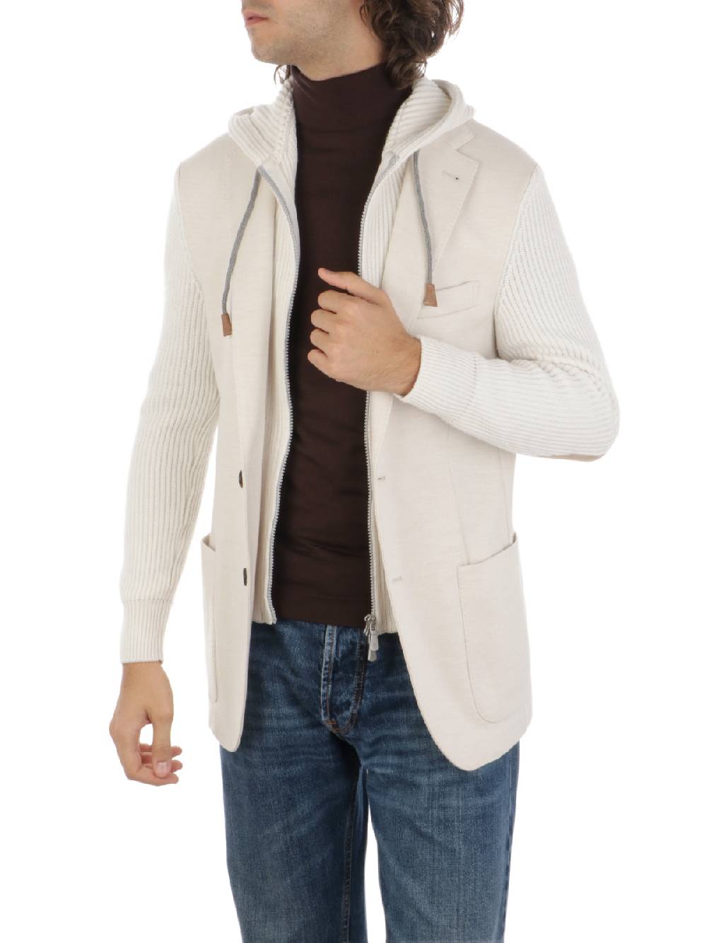 ELEVENTY Giacca Uomo con Pettorina e Cappuccio Shopping Online