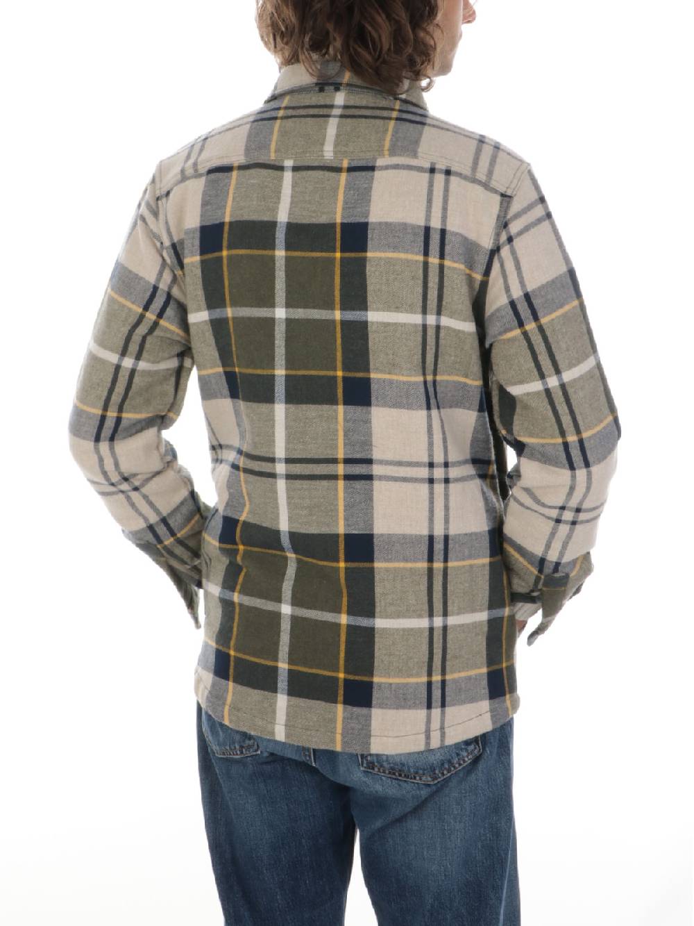 BARBOUR Overshirt Uomo Cannich in Cotone Vendita Calda