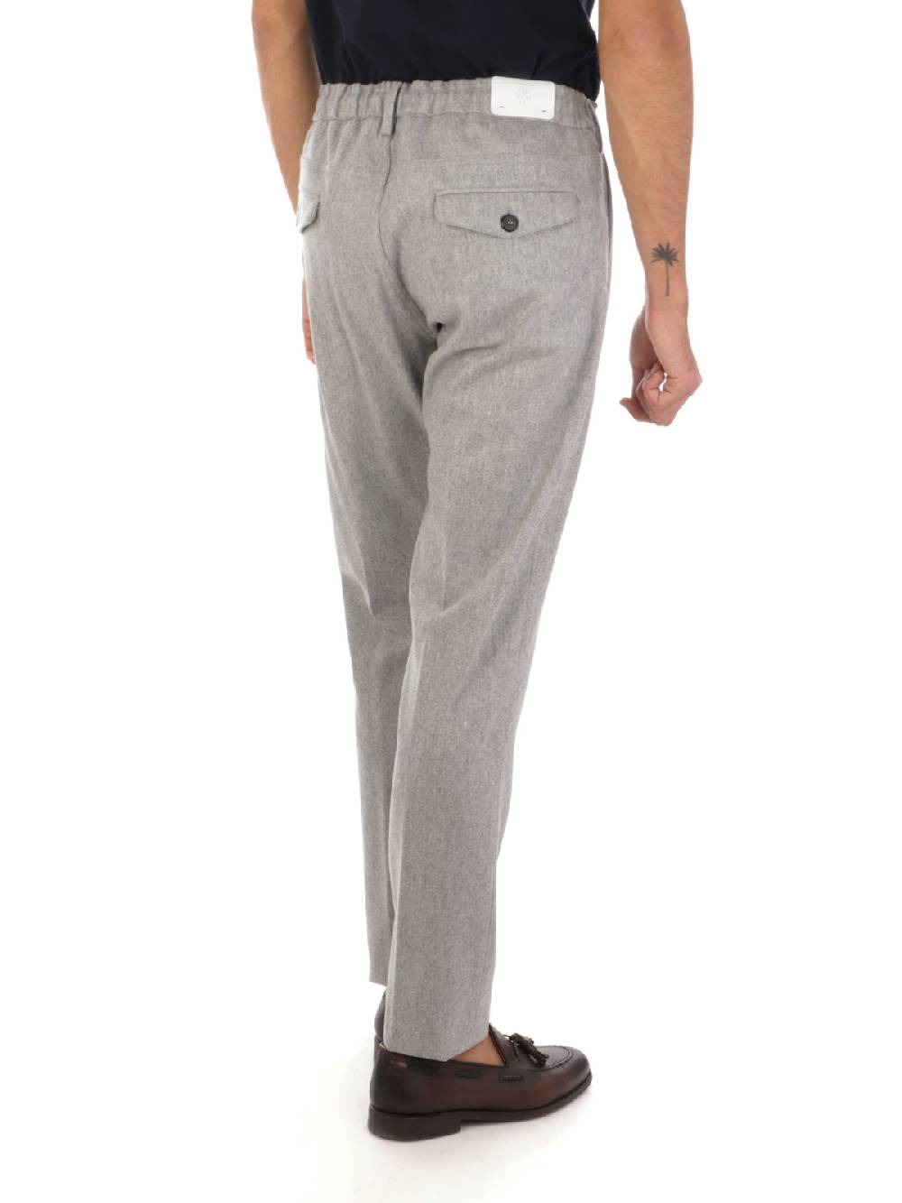 ELEVENTY Pantaloni Uomo Jogger in Lana e Cashmere Sconto