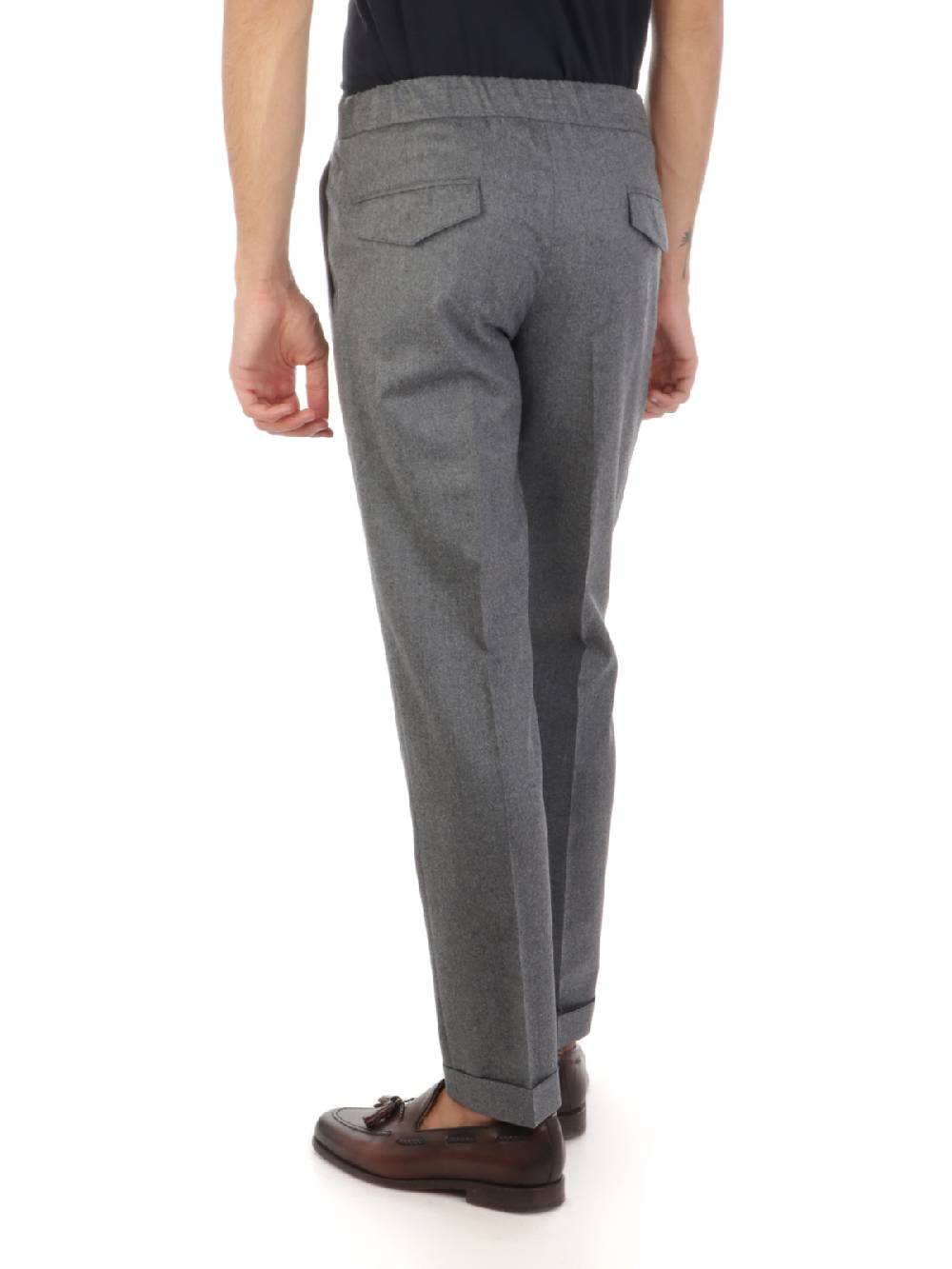 BARBA Pantaloni Uomo Roma in Lana Offerta