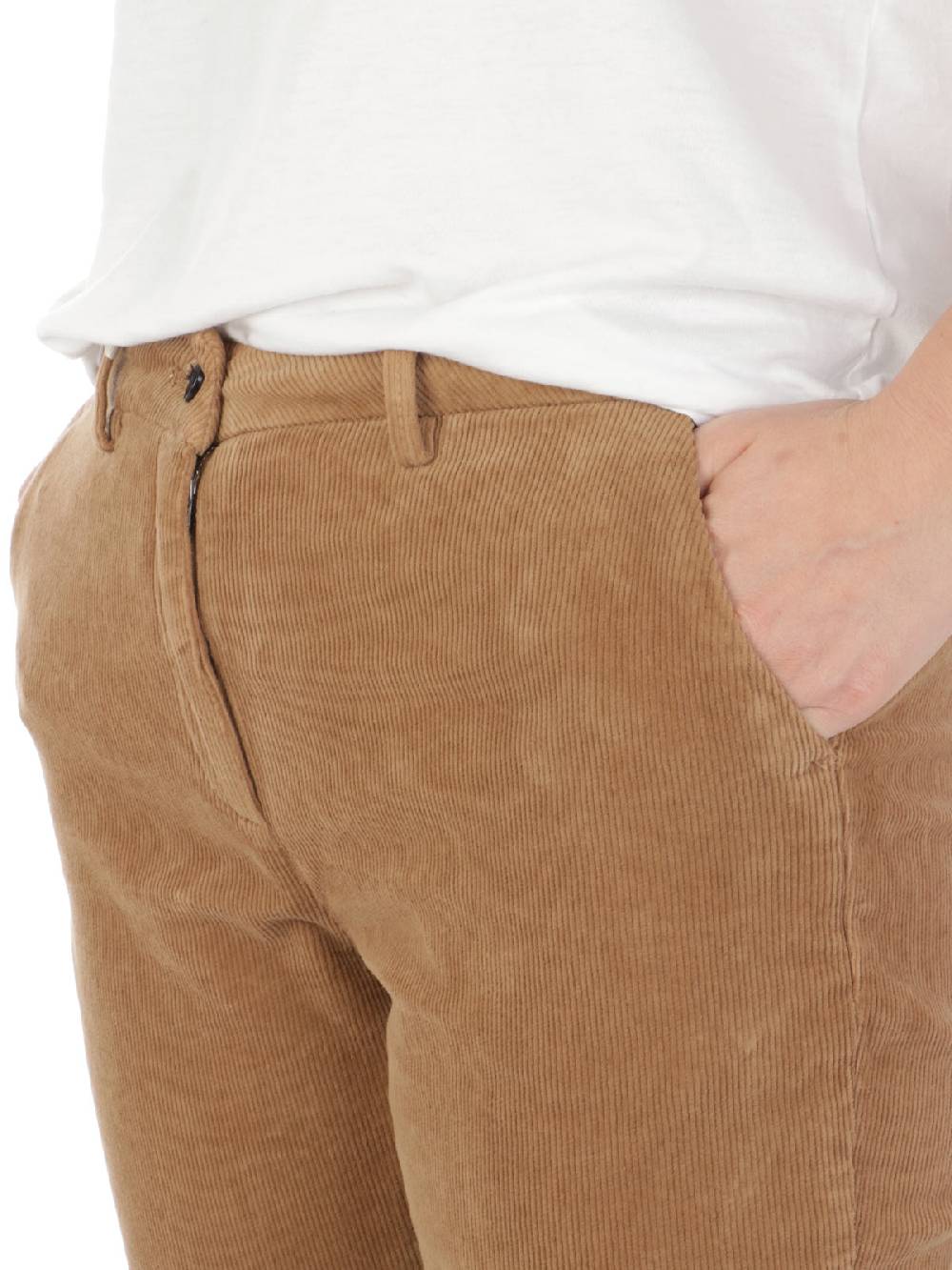 BRIGLIA 1949 Pantaloni Donna Roller in Velluto Economico
