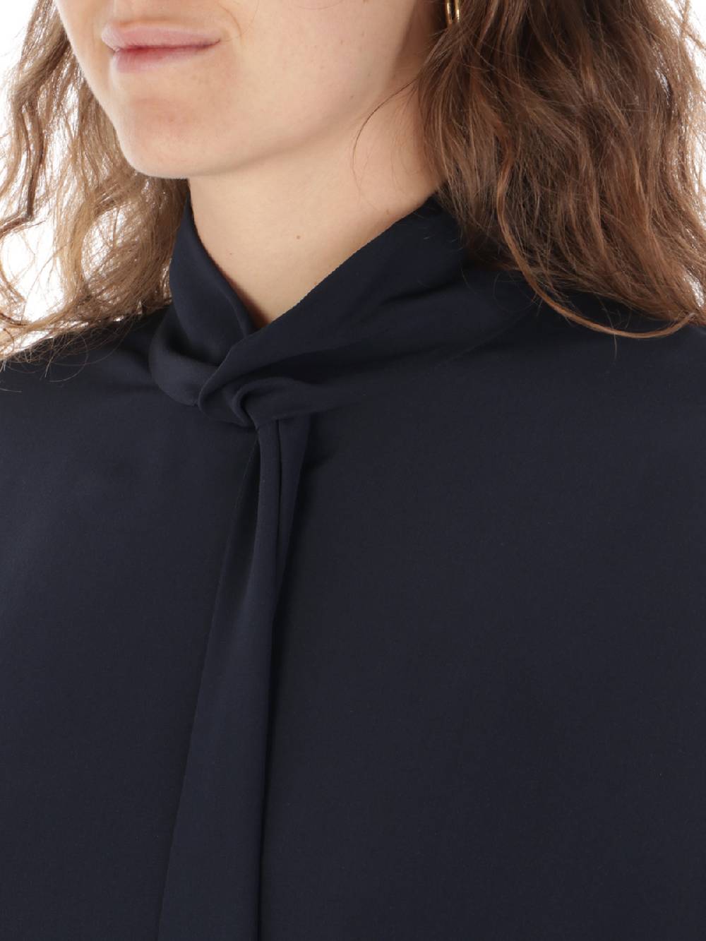 ASPESI Camicia Donna in Seta con Cravatta In Vendita