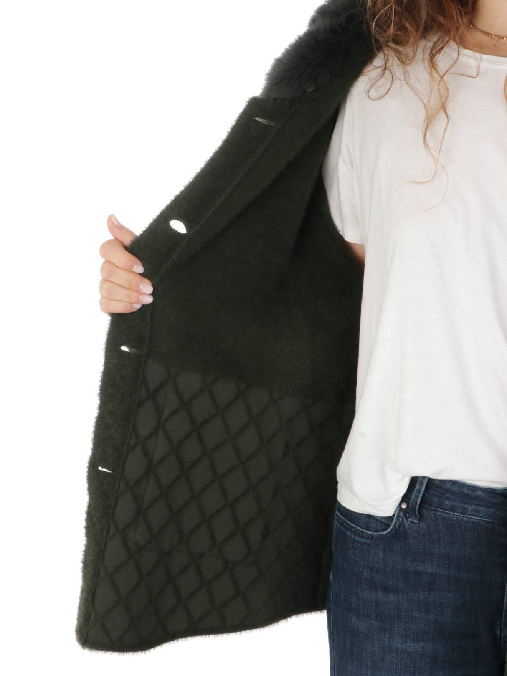VLAB Giaccone Donna Tina in Ecopelliccia Offerte