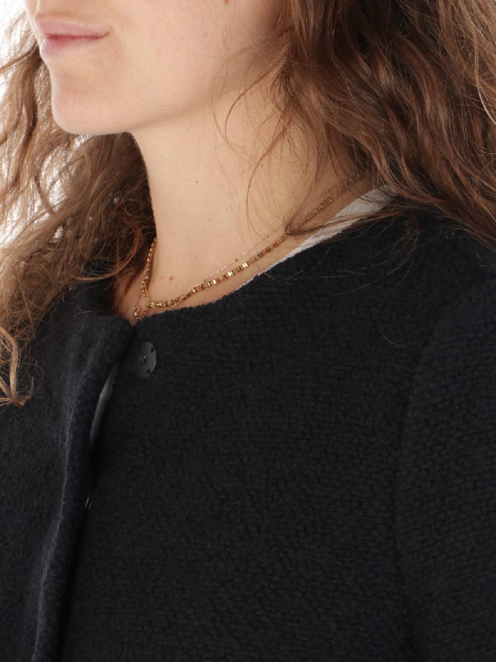 ANNECLAIRE Cardigan Donna con Frange Hotsell