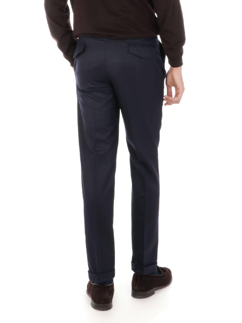 BARBA Pantaloni Uomo Roma in Lana Nuova