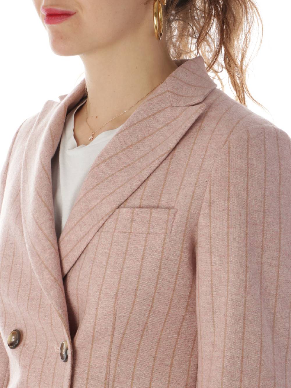 19.61 MILANO Blazer Donna Doppiopetto Diletta Vendita calda