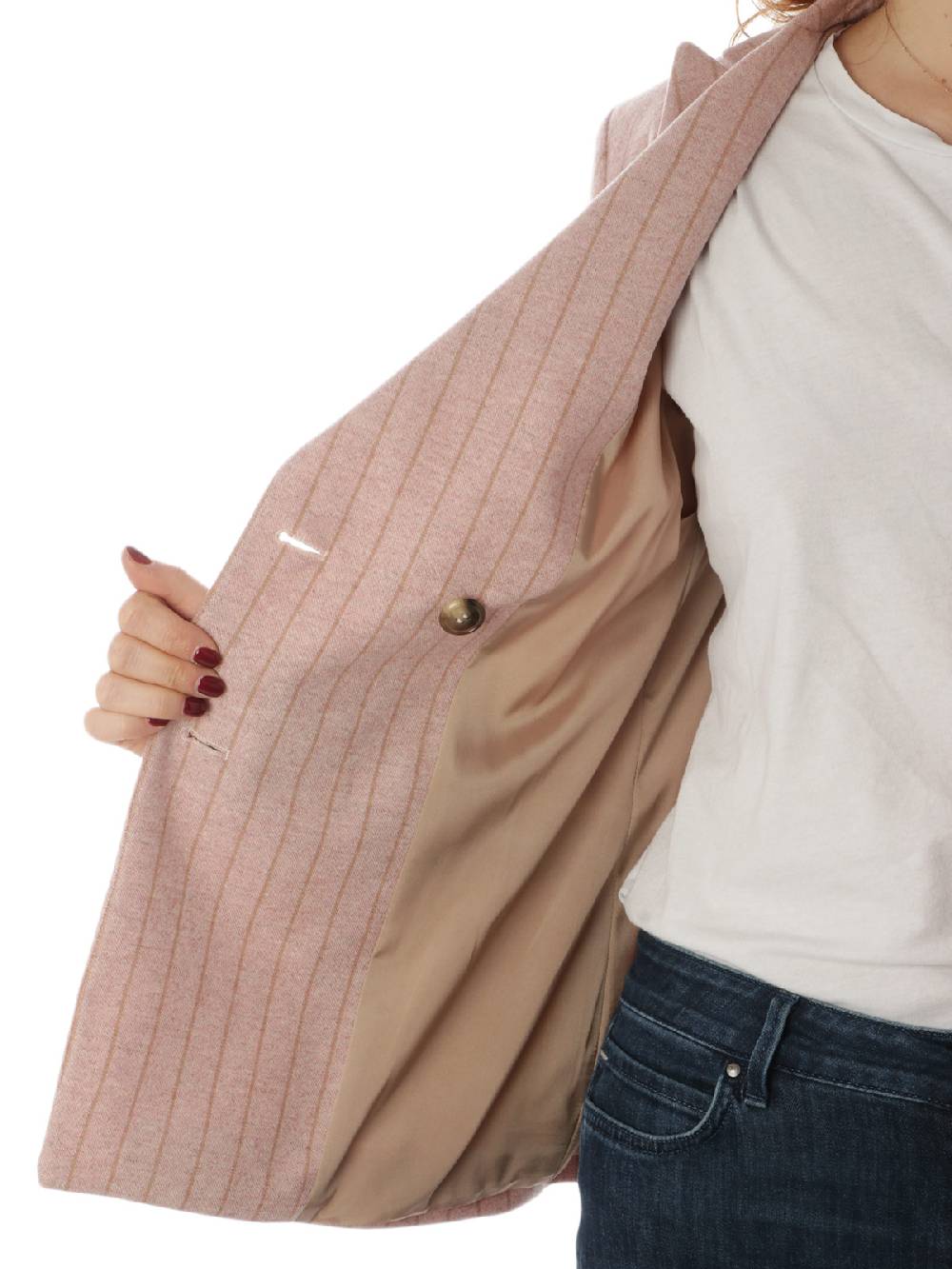 19.61 MILANO Blazer Donna Doppiopetto Diletta Vendita calda