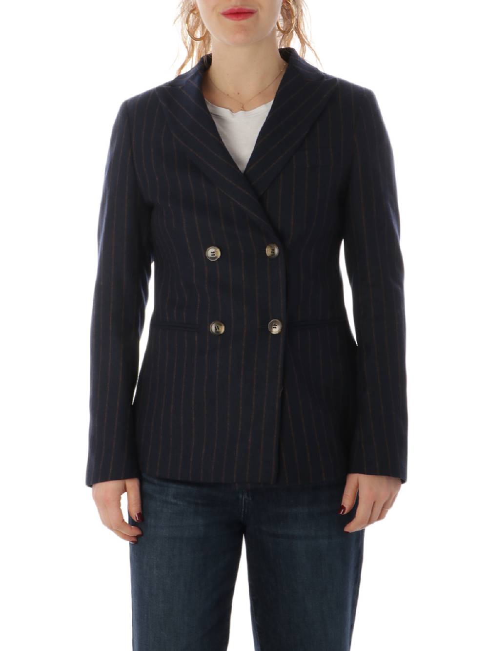 19.61 MILANO Blazer Donna Doppiopetto Diletta Promozione