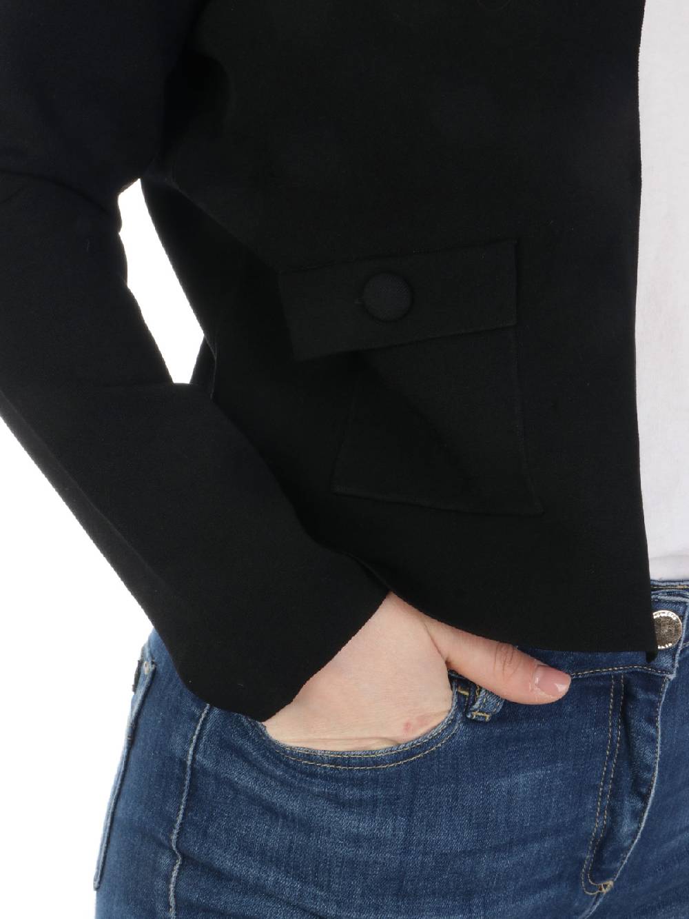 KANGRA Giacca Corta Donna Duble in Viscosa Sconto