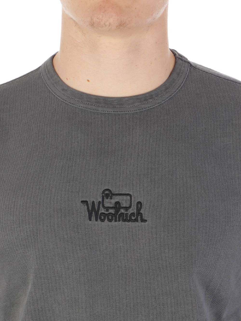 Woolrich Jersey Faded Long Sleeves Tee Offerte