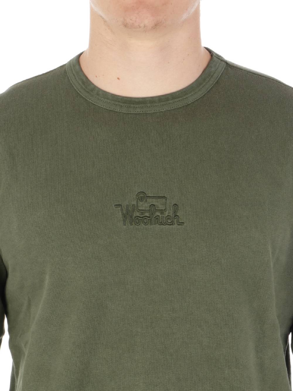 Woolrich Jersey Faded Long Sleeves Tee Hotsell