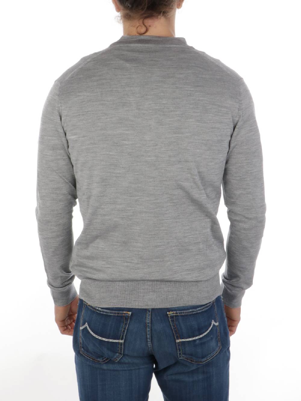 ELEVENTY Cardigan Uomo in Lana e Seta Nuovo