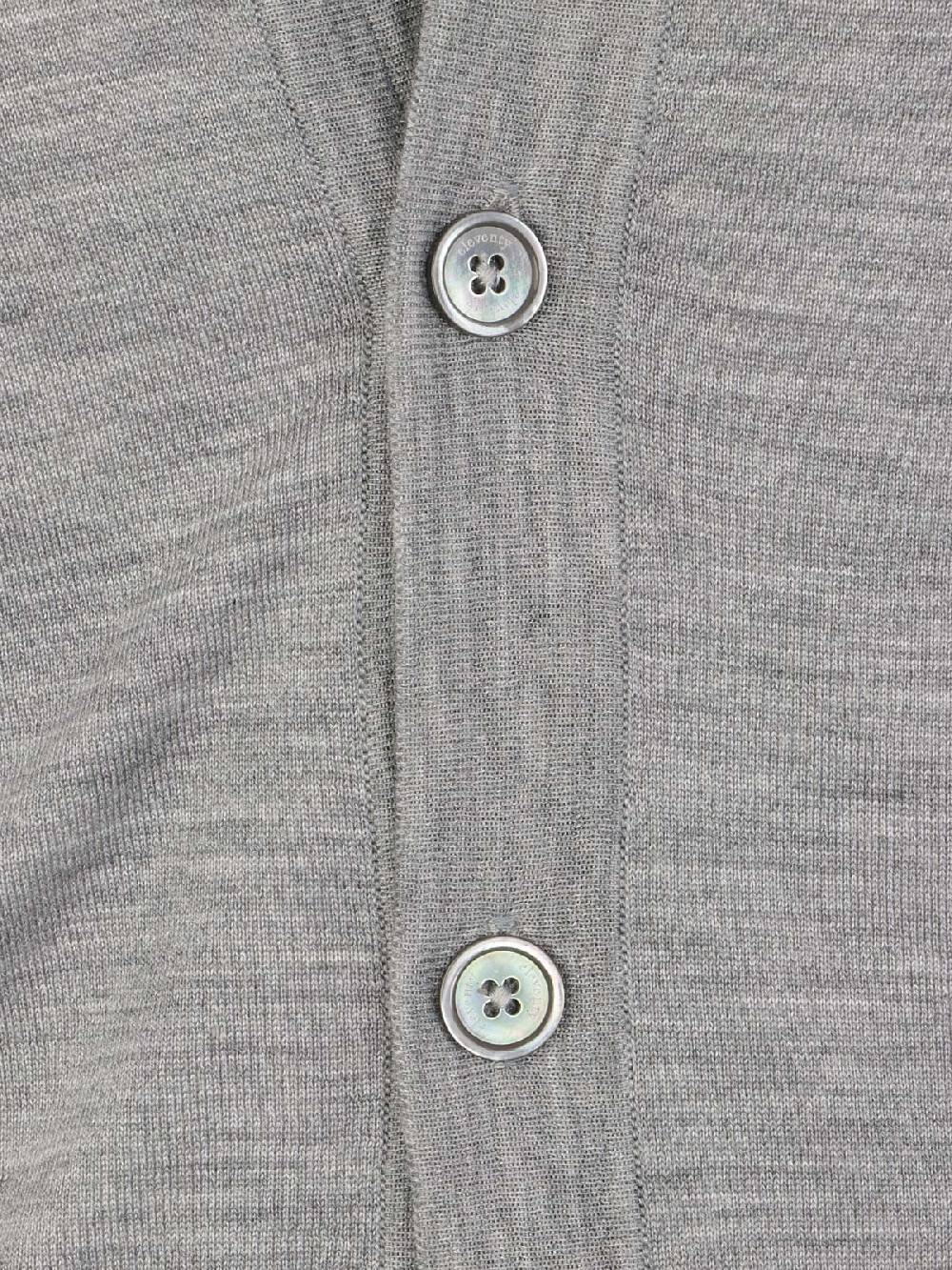ELEVENTY Cardigan Uomo in Lana e Seta Nuovo