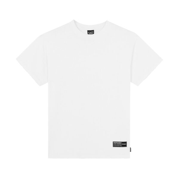 Propaganda Label Camo T-Shirt – White Vendita