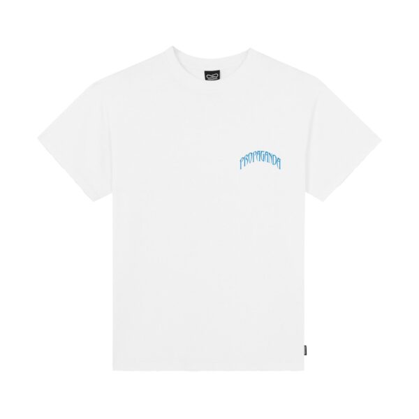 Propaganda Triangle Panther T-Shirt – White 2025