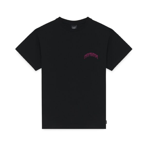Propaganda Triangle Web T-Shirt – Black Qualità