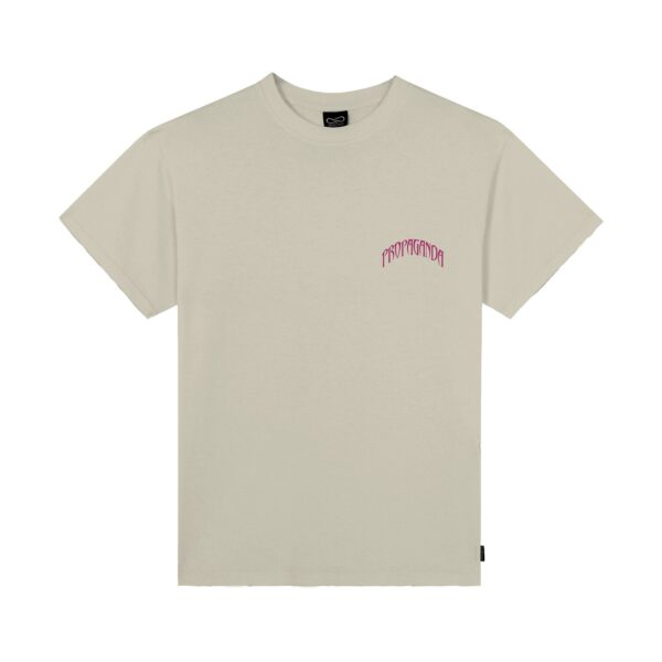 Propaganda Triangle Web T-Shirt – Bone Vendita