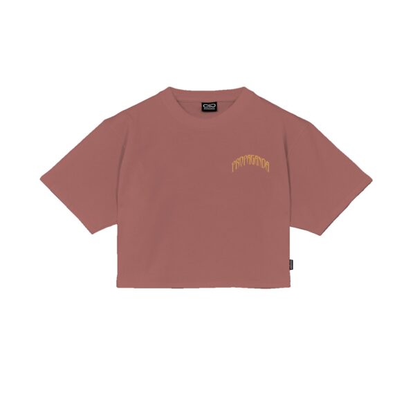 Propaganda Triangle Jaguar Croptop Tee – Clay Vendita Calda