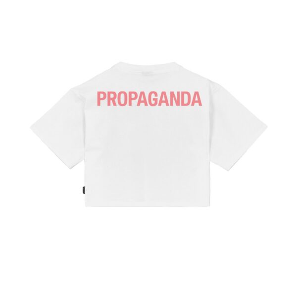 Propaganda Women Logo Croptop Tee – White Italy