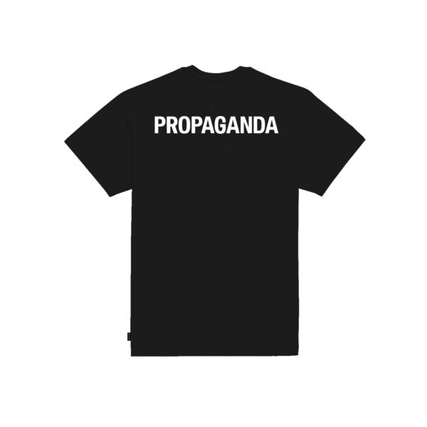 Propaganda Logo Classic Tee – Black Saldi