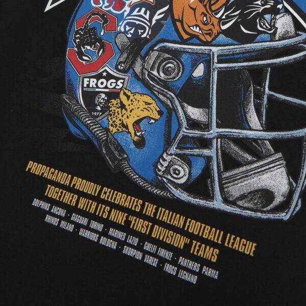 Propaganda Propaganda x IFL Helmet Tee – Black Negozio