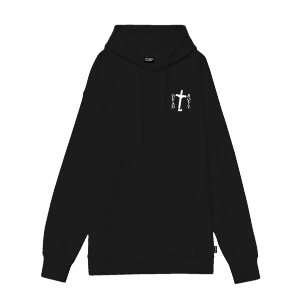 Propaganda Crucifix Hoodie – Black Fino Al -60%