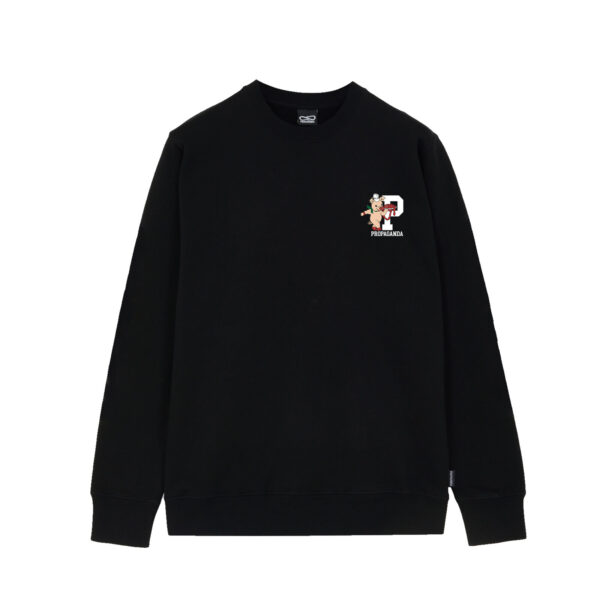 Propaganda Butcher Crewneck – Black In Linea