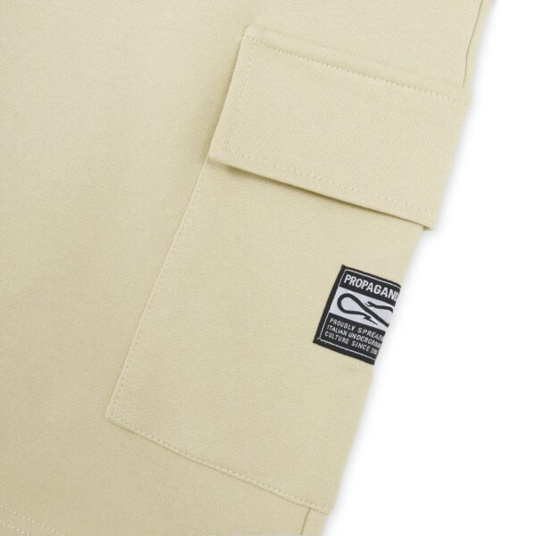 Propaganda Label Classic Cargo Sweatshort – Gravel In Saldo
