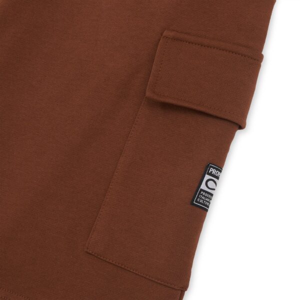 Propaganda Label Classic Cargo Sweatshort – Mink Nuova