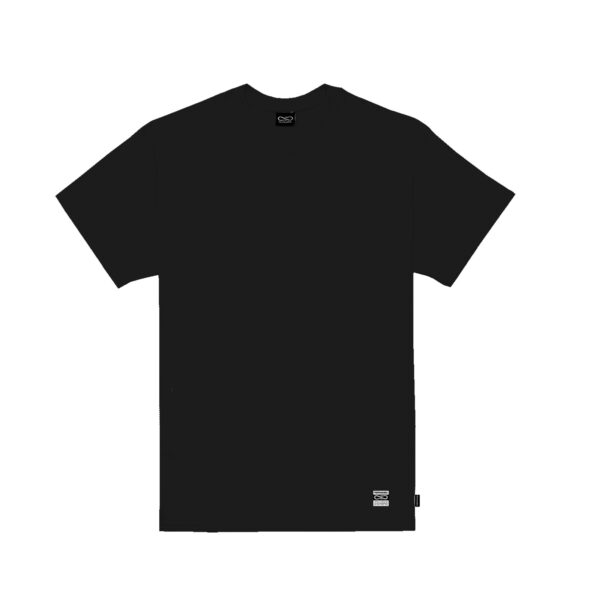 Propaganda Label Tear Tee – Black In Linea
