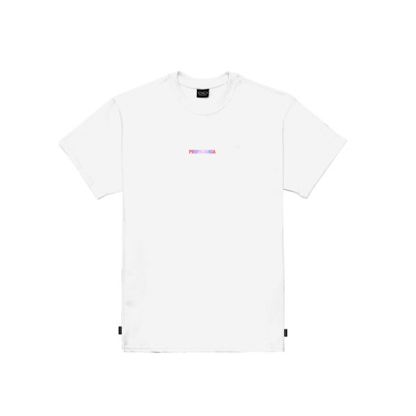 Propaganda Ribs Gradient Tee – White Consegna Veloce
