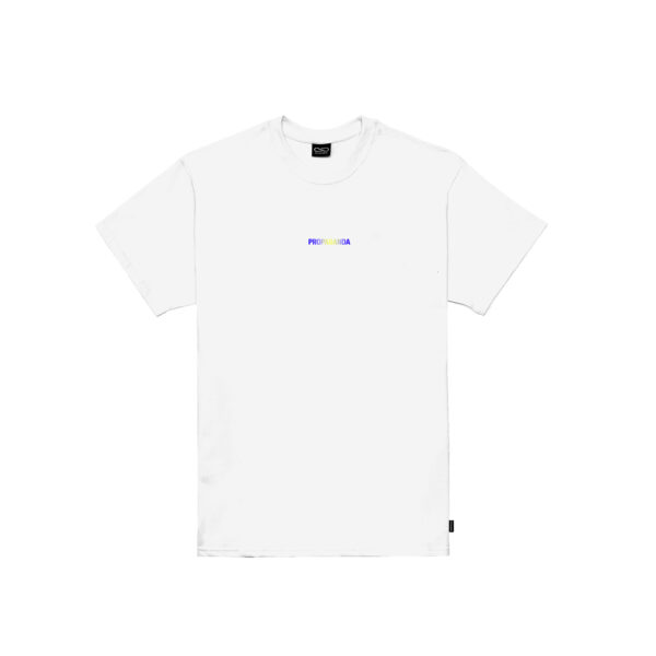 Propaganda Ribs Gradient Tee – White Fino Al -60%
