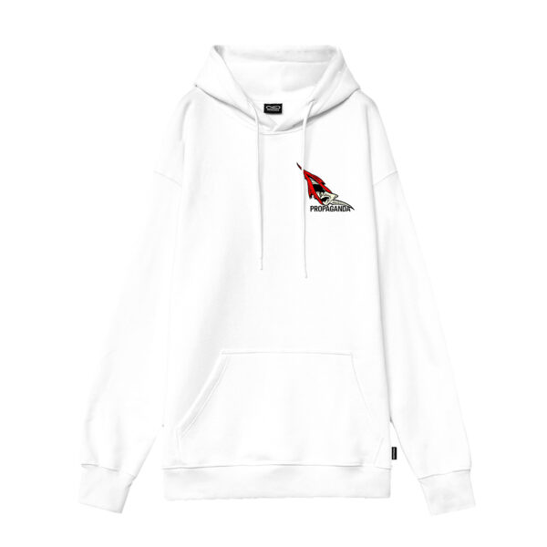 Propaganda Ribs Scrub Hoodie – White Affare Del Giorno