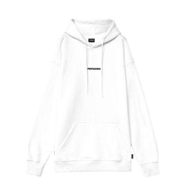 Propaganda Ribs Waves Hoodie – White Online