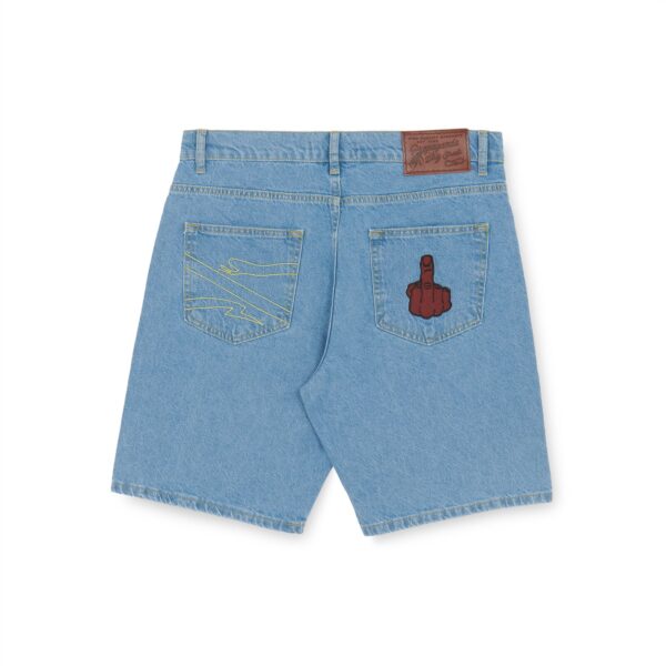 Propaganda Denim Baseball Shorts – Blue Outlet